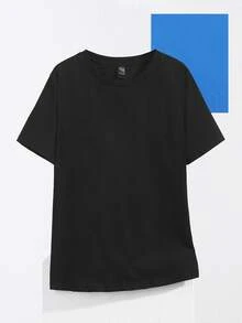 Shahirah Áo thun nữ Thiên hà Slogan Giải trí - màu đen - Xem 2