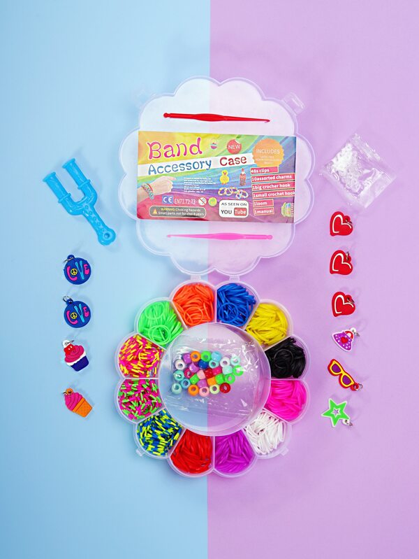 500pcs Toddler Girls Solid Hair Tie Set
