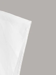 Muchica Blusa con botón delantero bajo asimétrico - Blanco - Ver 3