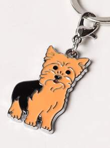 狗狗墜飾鑰匙圈 - 彩色 - 查看 3