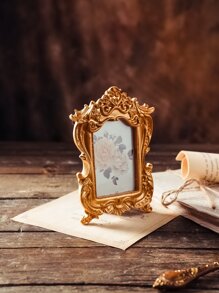 復古浮雕相框 - 金色 - 查看 5