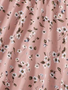 Soleia 雏菊花卉吊带连衣裙，女士夏季连衣裙，女士柔和色调连衣裙 - 彩色 - 查看 4