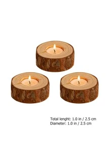 1 cái giá đỡ nến bằng gỗ - Nhiều màu - Xem 3