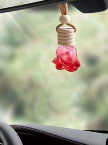 車香水瓶懸掛裝飾物 - 紅色 - 查看 1