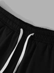 Manfinity Men Eagle & Letter Graphic Tee & Drawstring Shorts - Multicolor - View 7