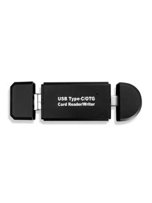 3 In 1 USB Type-C/OTG Card Reader - Black - View 7