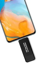 3 In 1 USB Type-C/OTG Card Reader - Black - View 6