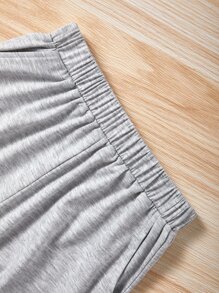 SHEIN Niñas Shorts con camiseta con estampado de mariposa - Multicolor - Ver 7