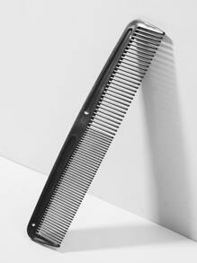 寬細齒梳子大寬齒梳髮刷/髮梳細齒髮刷適合所有髮質 - 黑色 - 查看 2