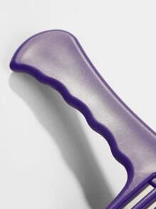 宽齿长梳，防毛躁大号梳子，适用于所有发质，梳子，美发工具，美发产品及配件，适用于理发店、美容院、返校季、旅行度假等场合，女士美发配件，梳子，防打结梳，梳子套装，梳子，卷发梳，防打结梳，女士梳子，头发，旅行，美发产品，美发工具，美发用品，理发师，理发配件，理发店，美发设备 - 紫色 - 查看 4