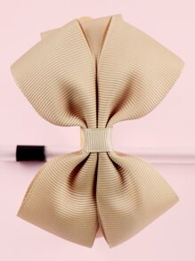Toddler Girls Bow Decor Hair Hoop - Brown - View 4