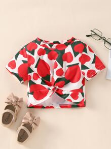 Tops con gái lớn xoắn lại Tim Giải trí - Nhiều màu - Xem 1