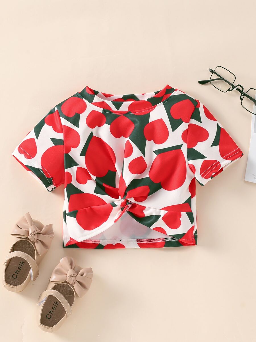 Tops con gái lớn xoắn lại Tim Giải trí - Nhiều màu - Xem 1