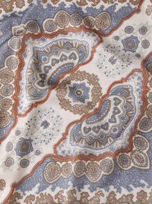 Scroll Print Bandana - Multicolor - View 3