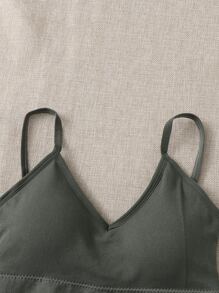 Easithlete 2入組中度支撐羅紋交叉運動型文胸