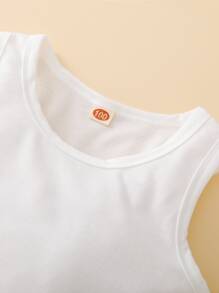 SHEIN Playful Pals 小男孩3入組純色背心