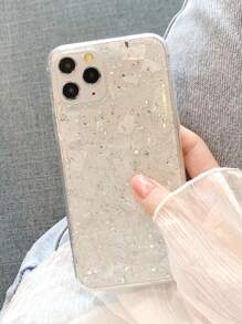 箔裝飾透明手機殼，適用於 iPhone 11、iPhone 13、iPhone 14 Pro Max - 銀色 - 查看 5