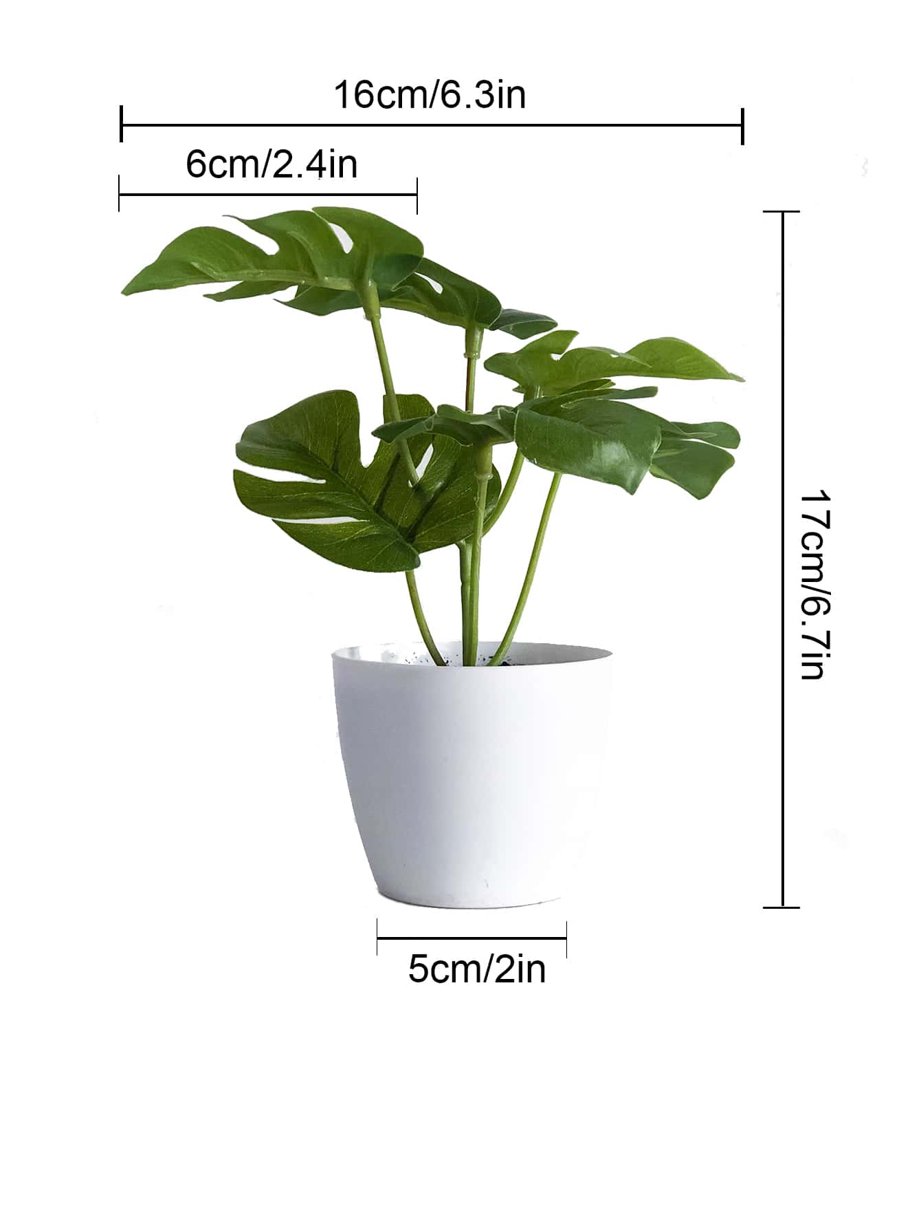 1pc Artificial Potted Tropical Leaf, Simple Plastic Fake Potted Tropical Leaf For Home Decoration,Fake Plants,Fall Decor,Room,Desk,Garden Decor,Room Decoration Stuff, Valentine Day, Gift Gifts Birthday Graduation