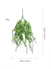 1件人造蕨類植物藤 - 綠色 - 查看 3