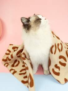 Chăn họa tiết da báo cho thú cưng - Nhiều màu - Xem 3