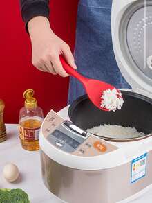 4 piezas Set utensilios de cocina de silicona - Rojo - Ver 6