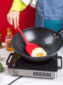 4 piezas Set utensilios de cocina de silicona - Rojo - Ver 2