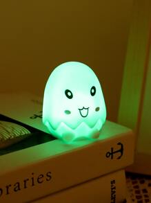 1pc Eggshell Shaped Night Light - Multicolor - View 1