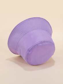 1入組素色漁夫帽 - 淡紫色 - 查看 2