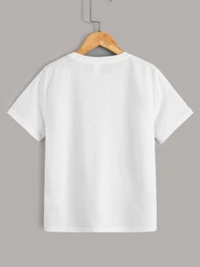 女孩休閒針織圓領短袖t恤3入組 - 彩色 - 查看 8