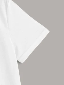 女孩休閒針織圓領短袖t恤3入組 - 彩色 - 查看 10