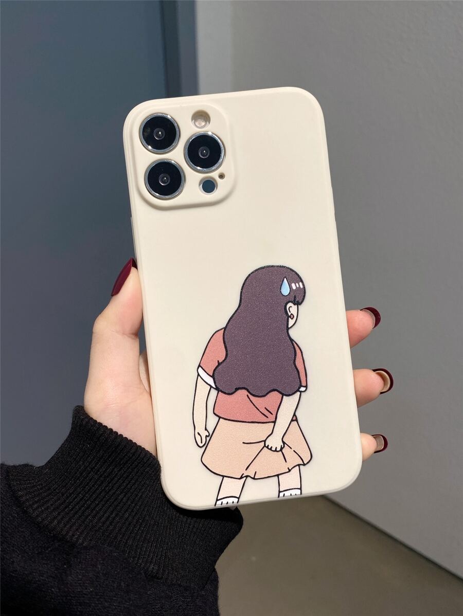 hộp đựng điện thoại hình cô gái hoạt hình - Nhiều màu - Xem 1