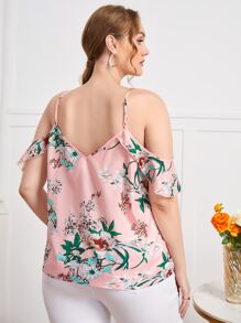 SHEIN Clasi Áo sơ mi Plus Size Hoa Boho - Nhiều màu - Xem 2