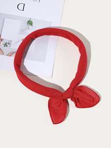 Bandana minimaliste unicolore