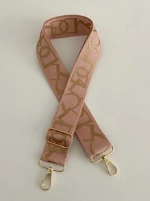 Chữ Đồ Họa Dây Túi Túi Phụ Kiện DIY Phụ Kiện Dây Đeo Vai Có Thể Điều Chỉnh Quà Tặng Trang Trí Quà Tặng Phụ Kiện - Hồng - Xem 1