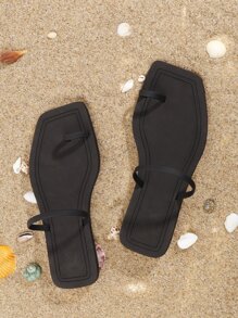 Dép bệt Nữ - màu đen - Xem 4