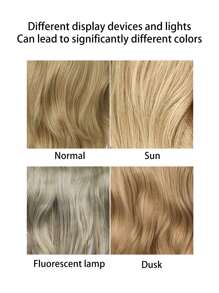 24inches Synthetic Wavy Hair Extensions With Clips, Heat Resistant Fiber, 1pc With 4 Clips