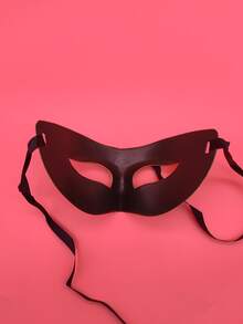 de color combinado Disfraz Máscara de ojo - Dorado - Ver 2