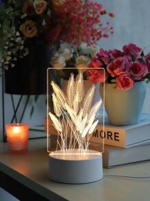 Iluminación decorativa con decoración de trigo - Amarillo - Ver 2