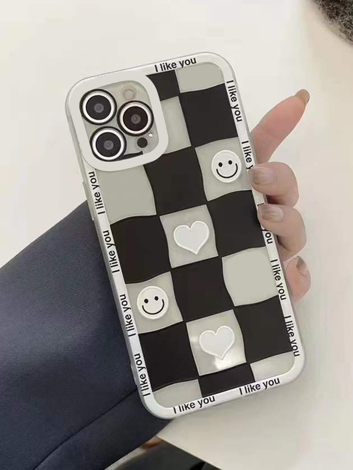 チェック柄 スマホケース