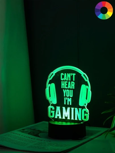 1pc 7 cores 3D Night Light