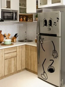 卡通圖案牆貼 - 黑色 - 查看 3