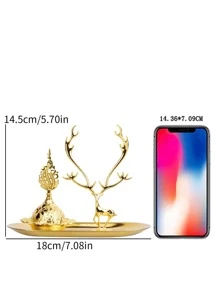 Bộ lư hương 3 chiếc Deer Decor - Vàng - Xem 2