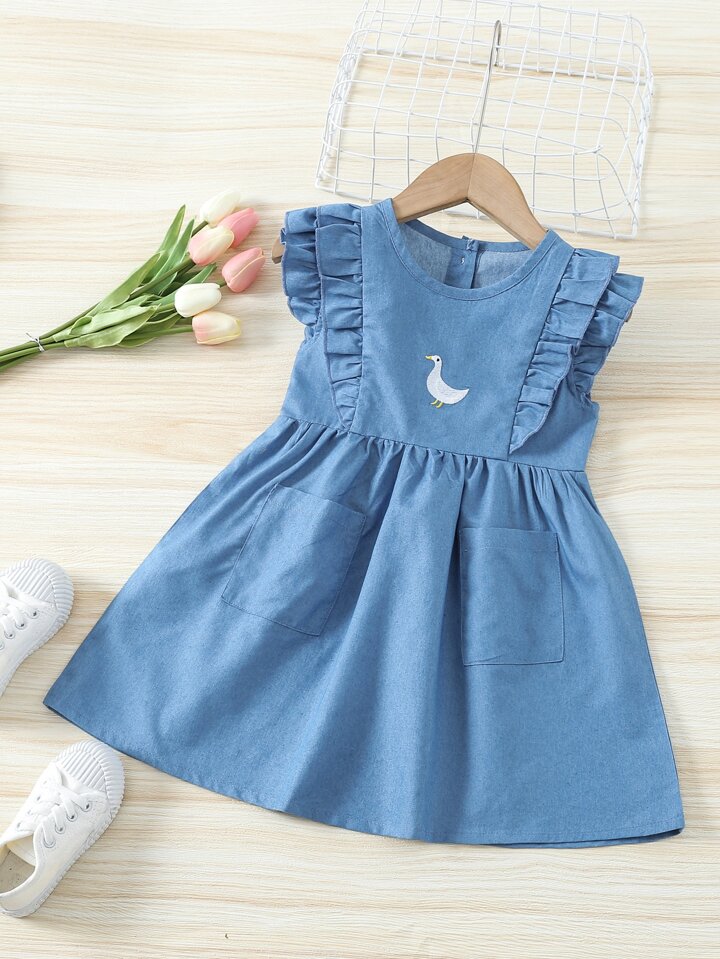 Aggregate more than 162 baby girl denim shirt dress noithatsi.vn