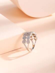 Nhẫn Khối Zirconia  Trang trí - Bạc - Xem 2