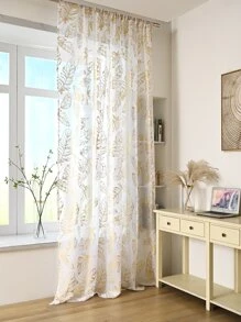 Rèm lá kim loại đơn - Vàng - Xem 1