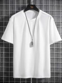 Manfinity Men Slogan & Floral Print Tee - White - View 2