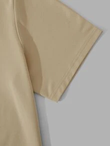 Manfinity Men Eagle & Letter Graphic Tee & Drawstring Shorts - Multicolor - View 5