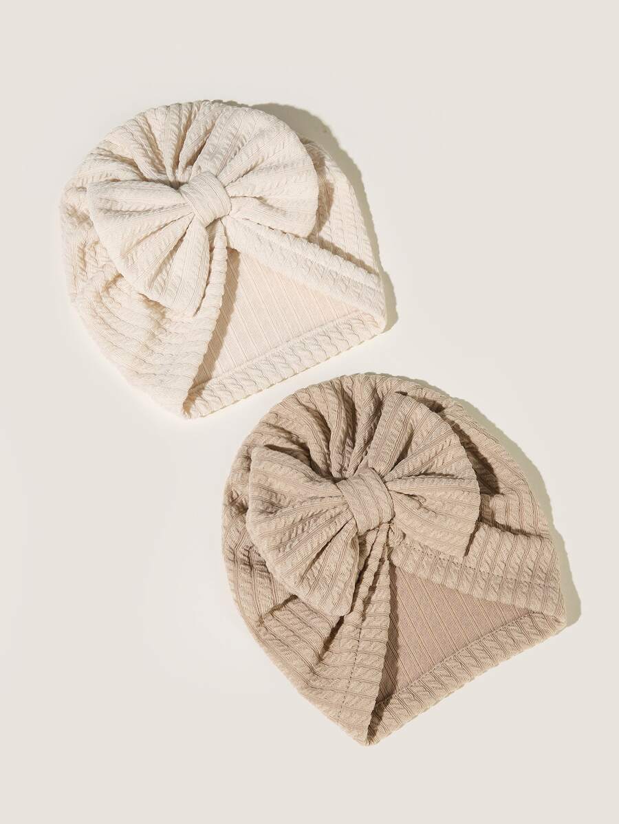 2 cái Baby Bow Trang trí đầu Wrap - Màu Khaki - Xem 1