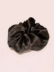 1 pieza Goma de pelo unicolor - Negro - Ver 3