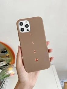 Moon Print Phone Case - Brown - View 2